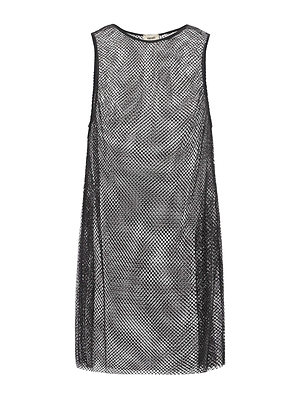 Angela Mesh Cover-Up Dress swim L'AGENCE   