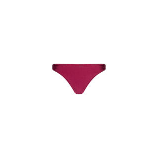The Nicole Bikini Bottom, a pair of plain dark red black cherry bikini-style underwear, is displayed on a white background—making it a versatile swimwear essential.