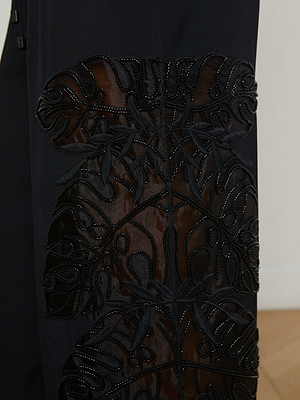 Geraldine Embellished Cover-Up Pant swim L'AGENCE