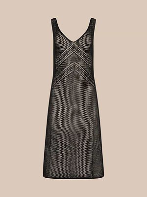 black crochet cover up dress Monaco Net Crochet Maxi Beach Dress Cover-Up-Black Gottex Luma
