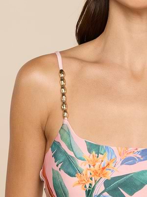 Remi in Pink Multi Color Palm | L'AGENCE Remi in Pink Multi Color Palm | L'AGENCE