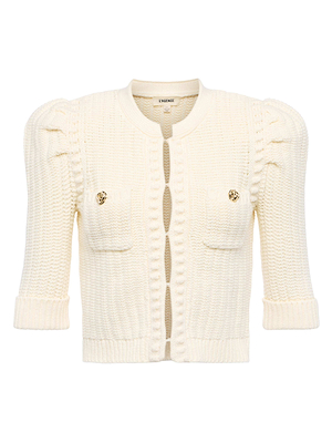 Delilah Cropped Cardigan cardigan L'AGENCE