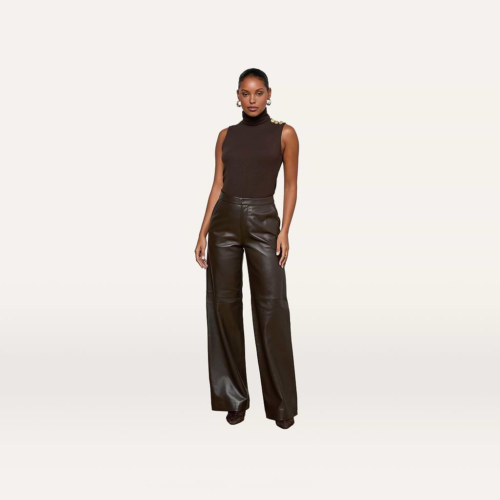 Livvy Leather Trouser