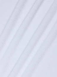 White fabric with a diagonal ribbed texture creates subtle shadow lines across the material. The ribbed knit of the Cole Scoopneck Tank suggests a soft, lightweight textile—likely cotton or a cotton blend—making it ideal for an essential scoopneck style.