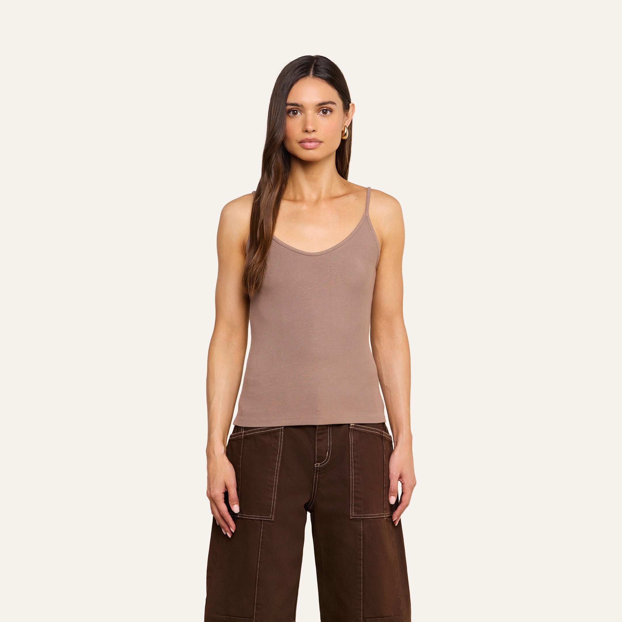 Lunara Camisole in Cardamom | L'AGENCE