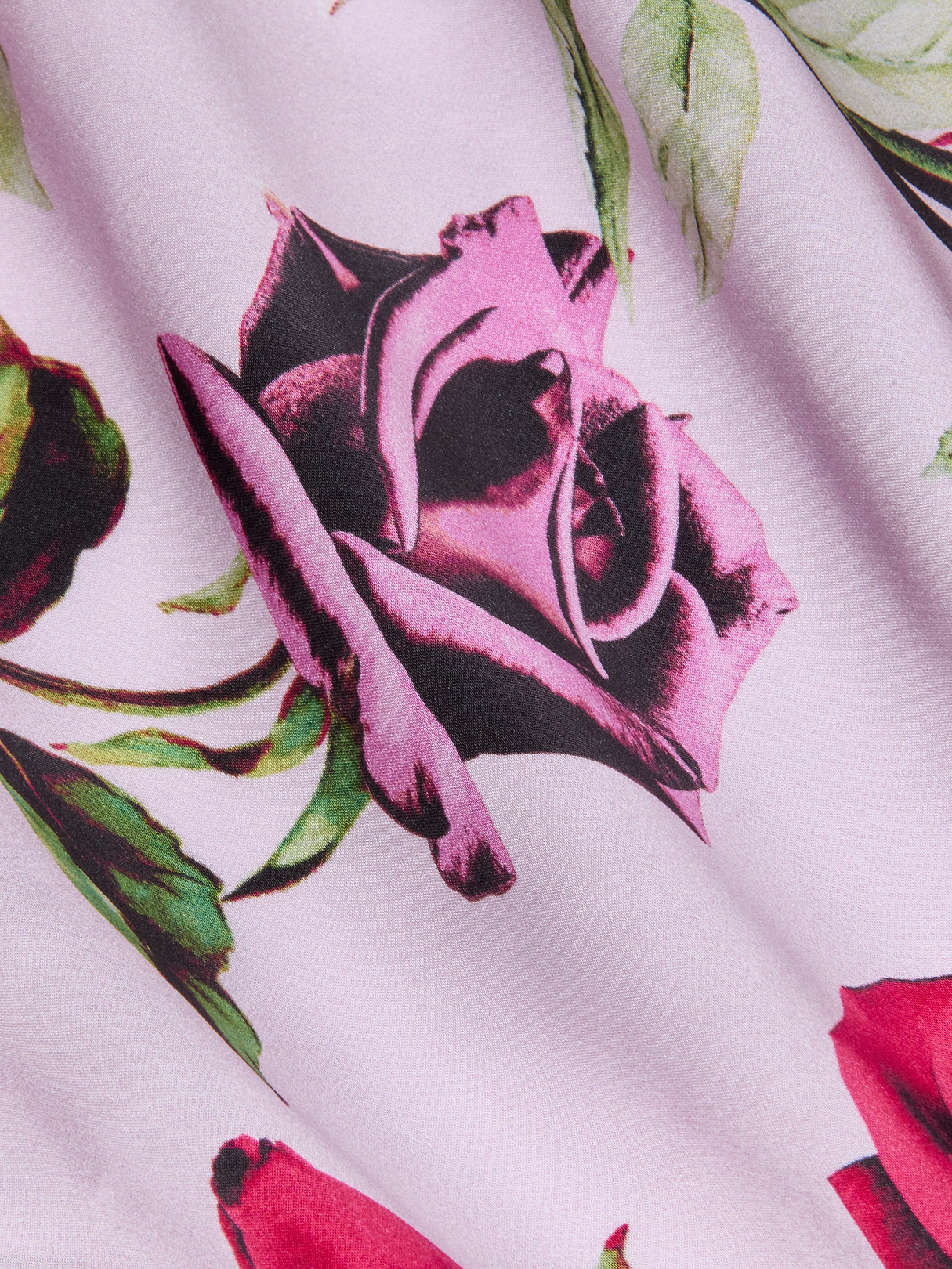 Seridie Silk Slip Dress in Pink Multi Romantic Rose | L'AGENCE