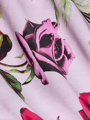 L'AGENCE Seridie Silk Slip Dress In Pink Multi Romantic Rose L'AGENCE Seridie Silk Slip Dress In Pink Multi Romantic Rose