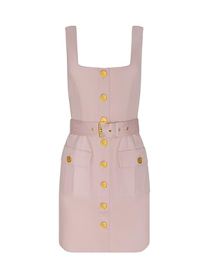 L'AGENCE Midy Dress In Pale Rose L'AGENCE Midy Dress In Pale Rose