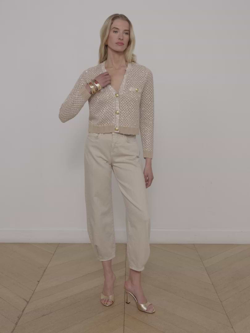 Blanca Sequin Cardigan cardigan L'AGENCE