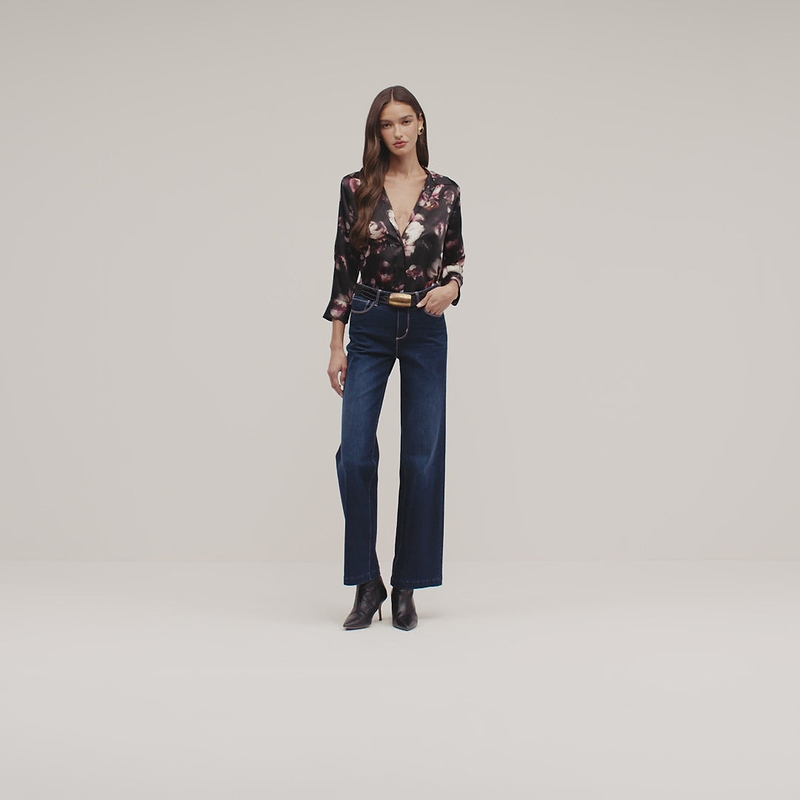 Blusa in seta Dani