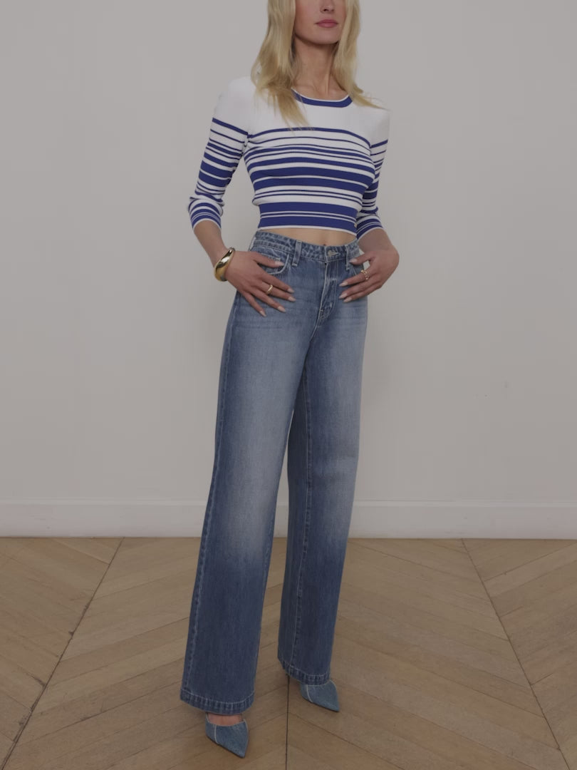 Yukio Cropped Pullover sweater L'AGENCE