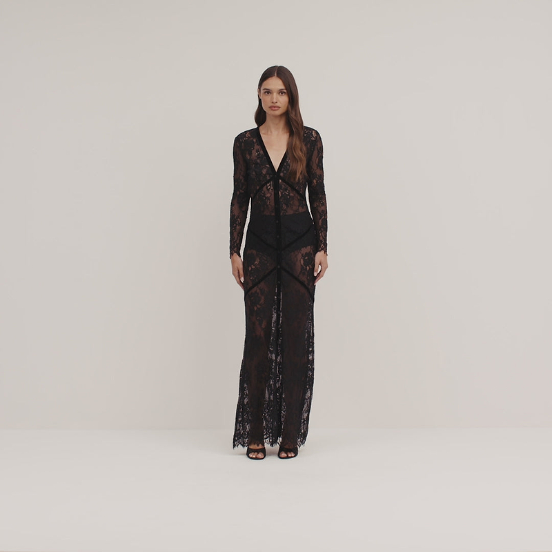Poesy Lace Maxi Dress