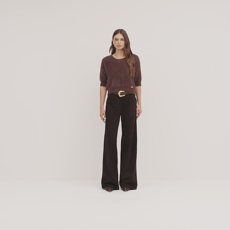 Pantalon en daim Livvy