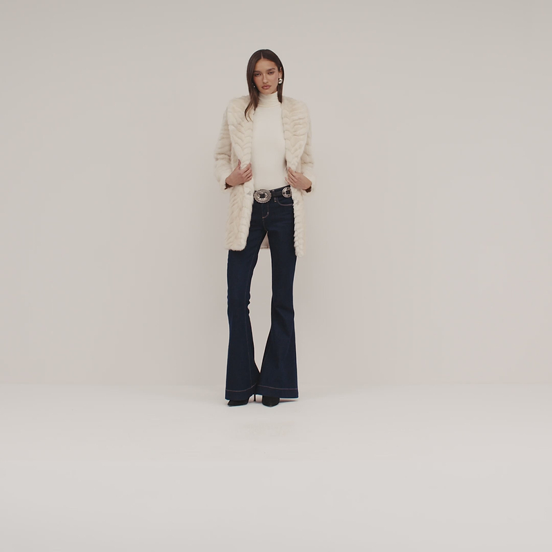 Manteau Toira en fausse fourrure