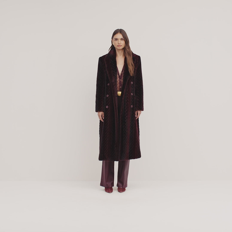 Manteau en fausse fourrure Icelyn