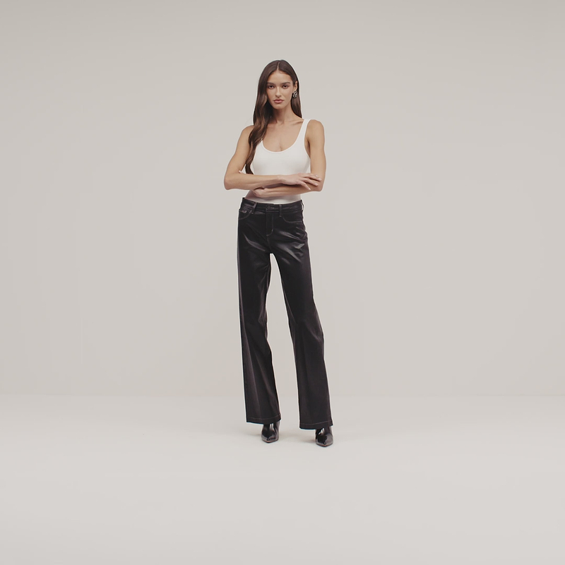 Jeans a gamba larga rivestiti Scottie