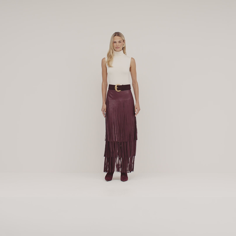 Karoline Fringe Skirt