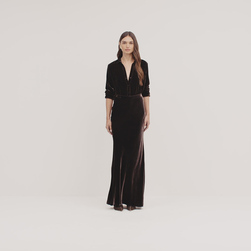 Blusa in velluto Argo