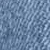 Close-up view of blue denim fabric showing detailed woven texture and diagonal lines typical of jean material.