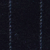 Close-up of dark fabric with thin, evenly spaced light blue vertical pinstripes. The texture appears soft and the stripes are slightly raised against the dark background.