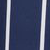 A close-up of a navy blue surface with two vertical white stripes running parallel to each other.