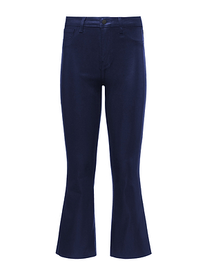 Kendra Coated Cropped Flare Jean jean L'AGENCE   