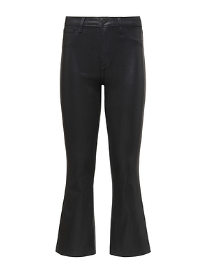 Kendra Coated Cropped Flare Jean jean L'AGENCE   