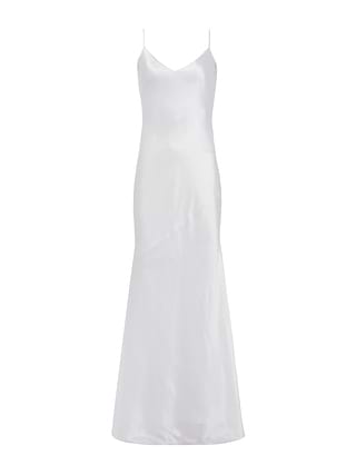 l'agence serita silk slip dress L'AGENCE Serita Silk Gown In Tan/Truffle Butterfly Toile