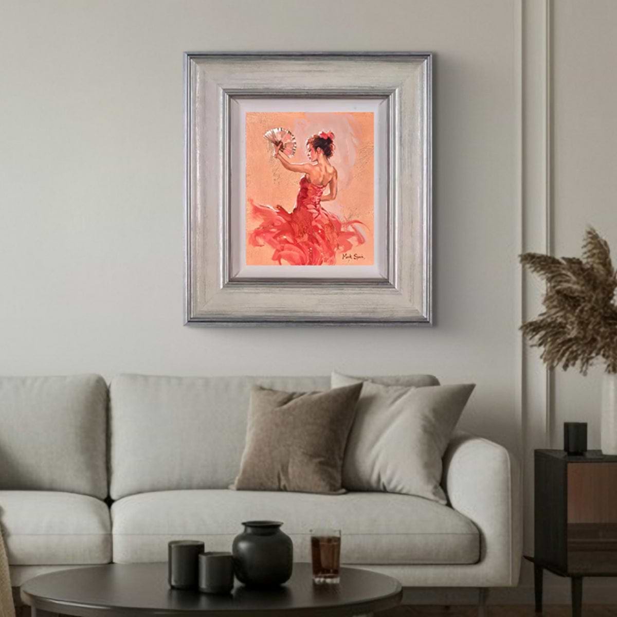 Red Flamenco Head Held High