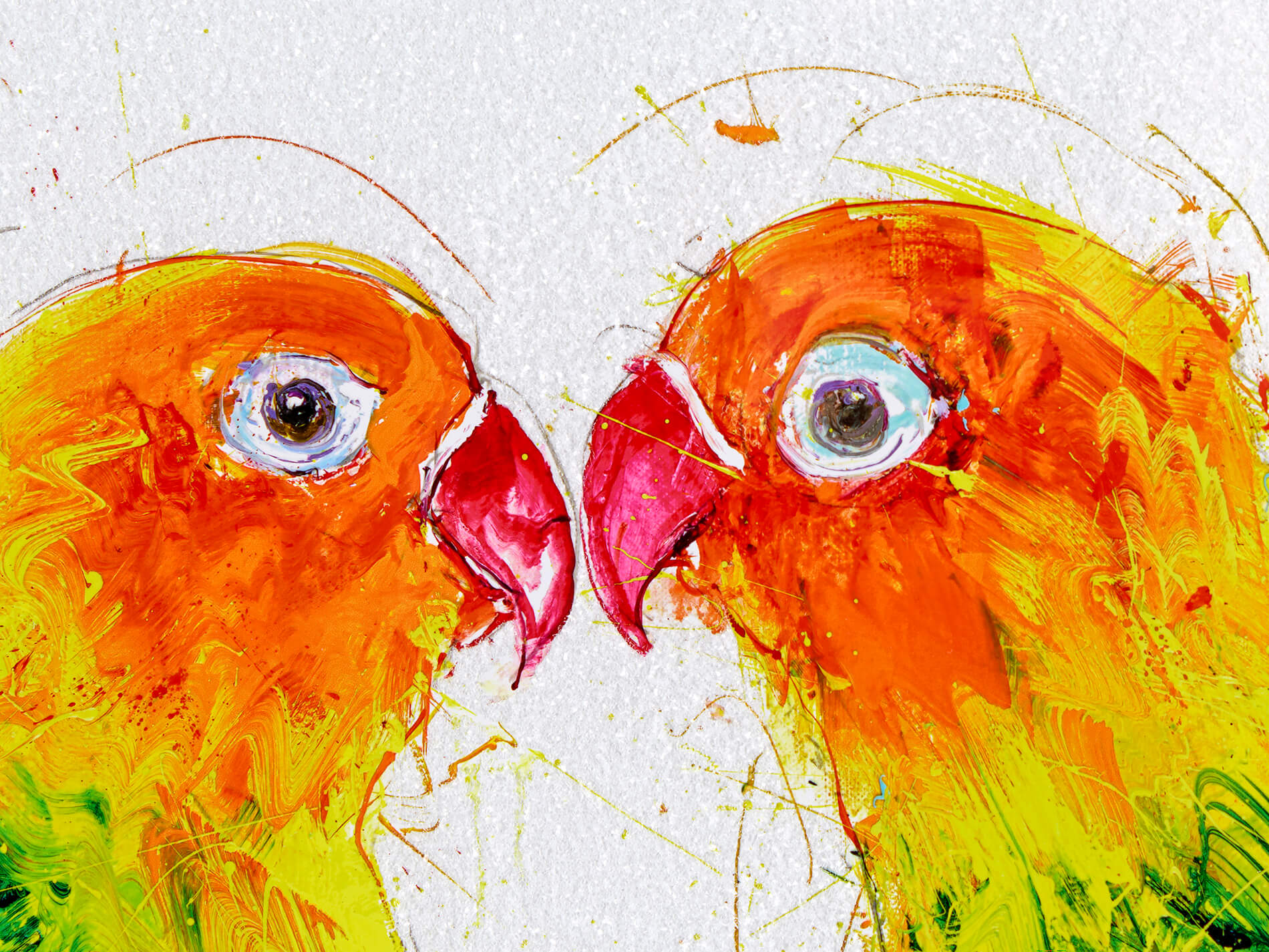 Love Birds | Dave White – Clarendon Fine Art