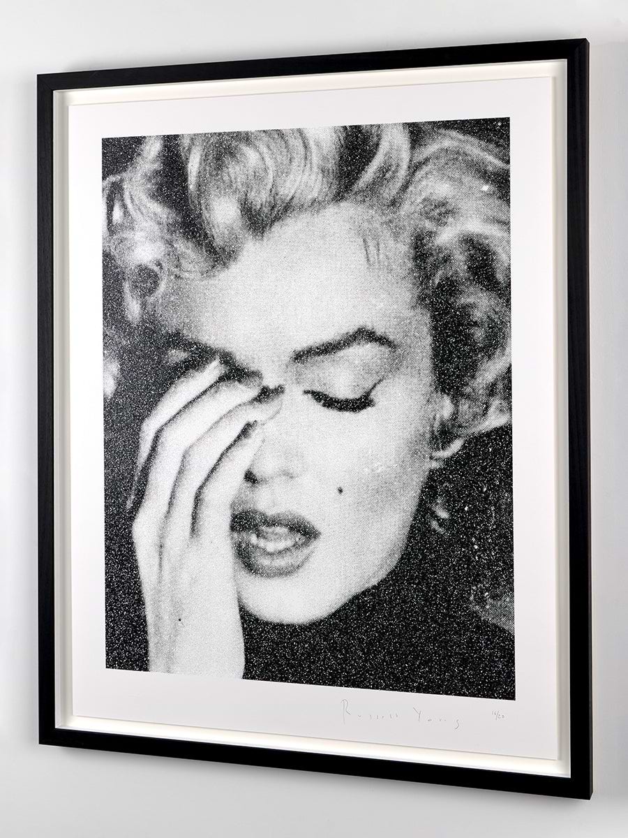 Marilyn Crying (Black & White)