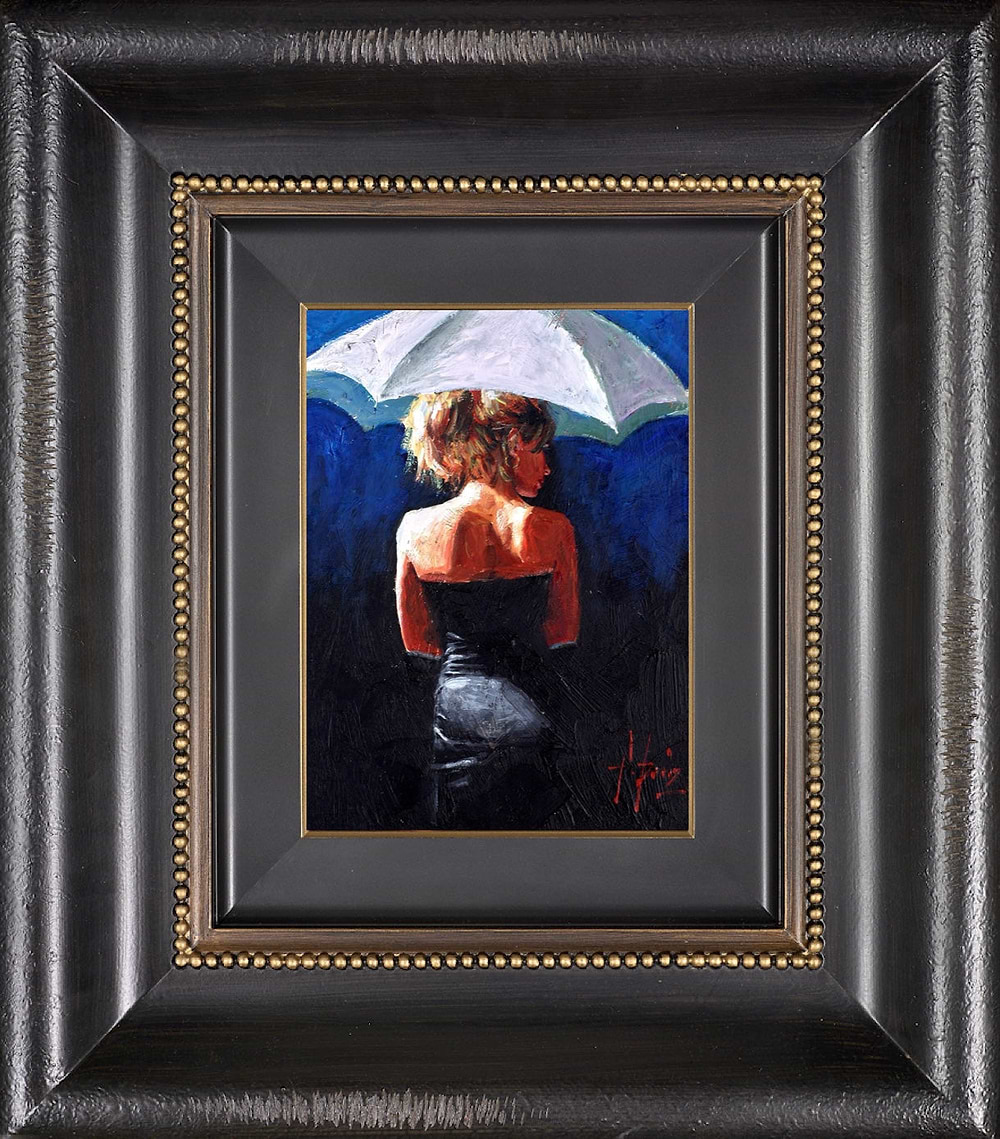 Woman With White Umbrella