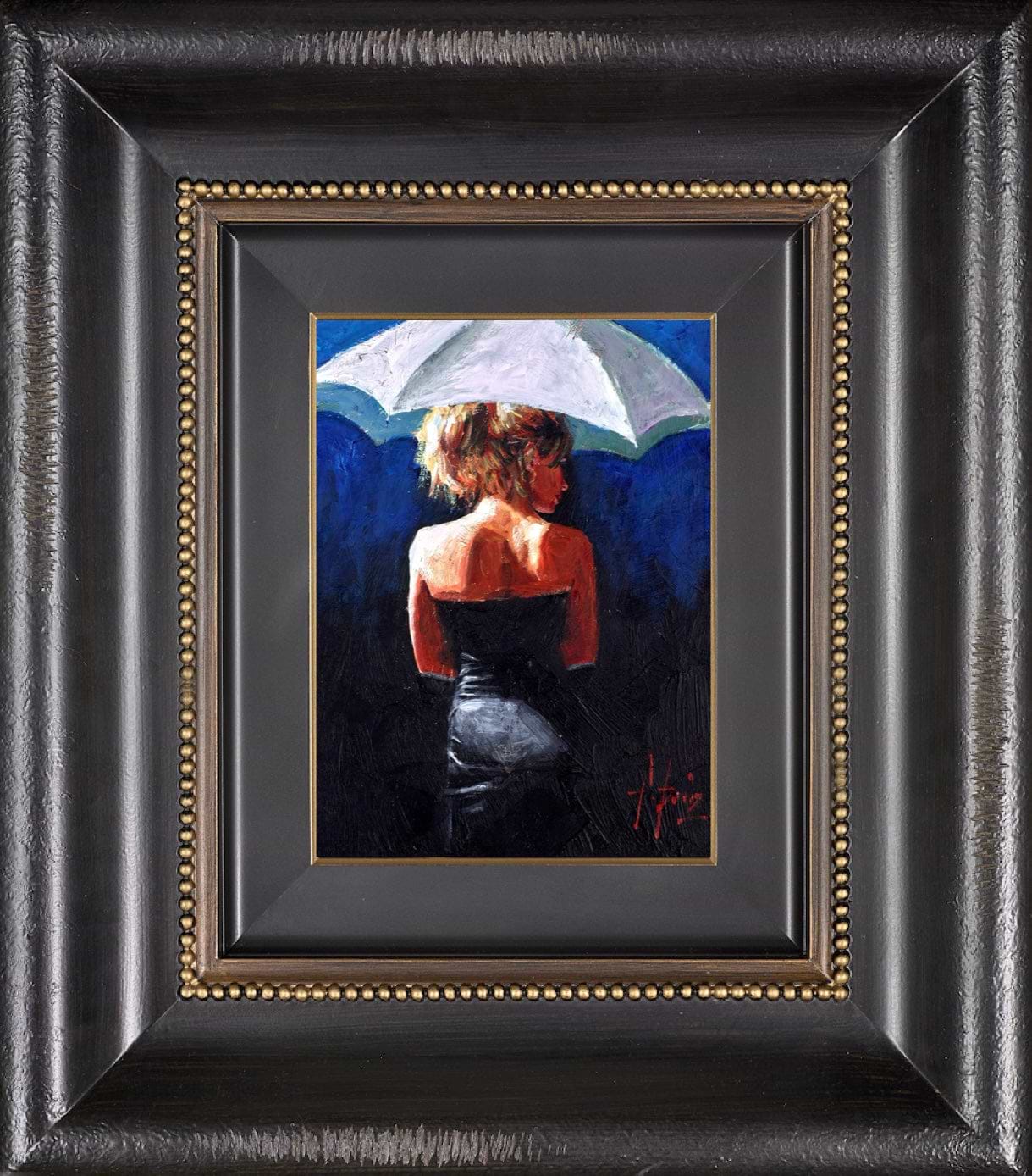 Woman With White Umbrella