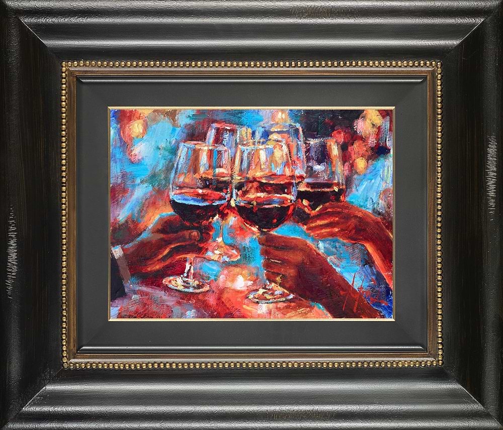 Wine And Blue Lights (Red)
