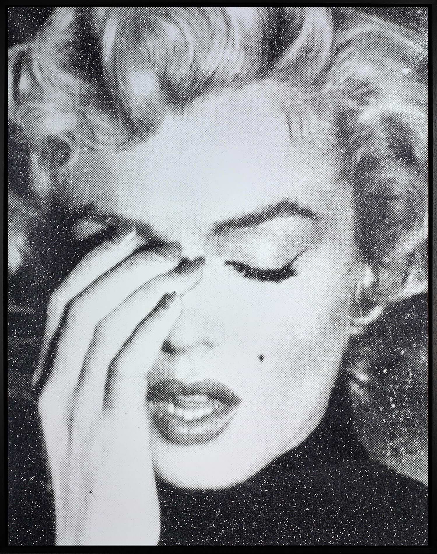Marilyn Crying Black & White