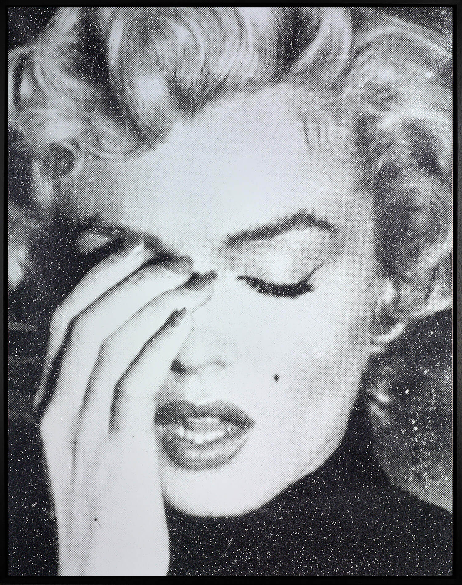 Marilyn Crying Black & White