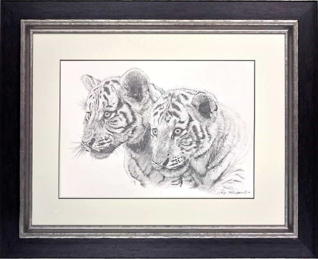 Two White Tiger Cubs