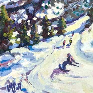Swishing Past, Villars, Switzerland