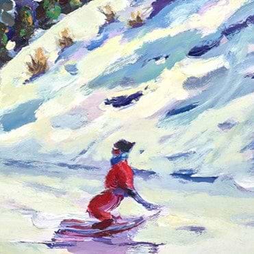 Swishing Past, Villars, Switzerland