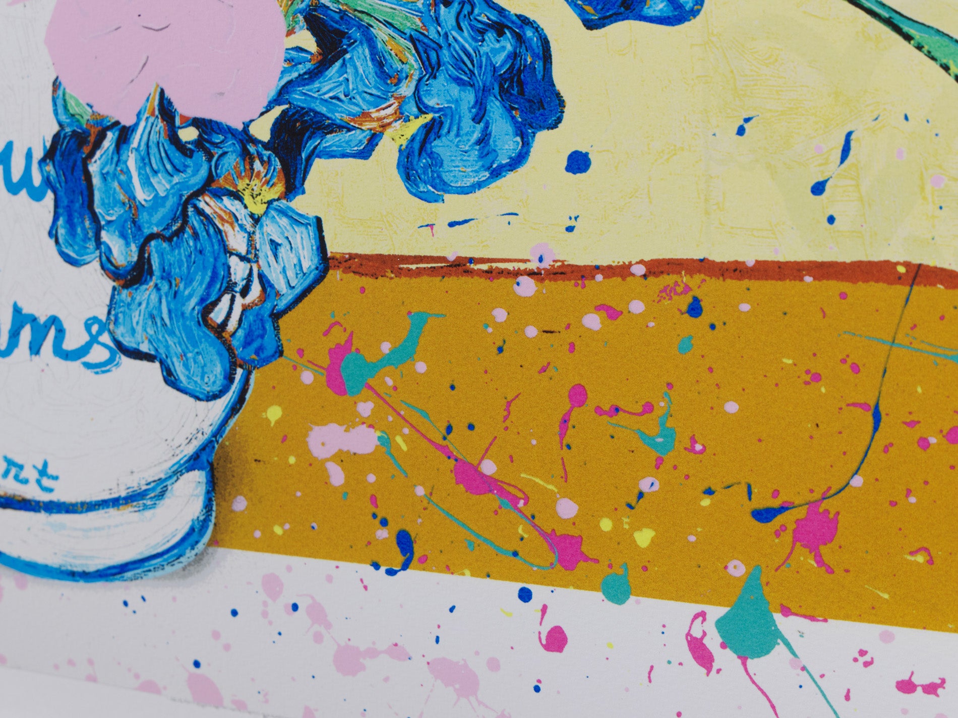 Irises Rewritten | Mr. Brainwash – Clarendon Fine Art