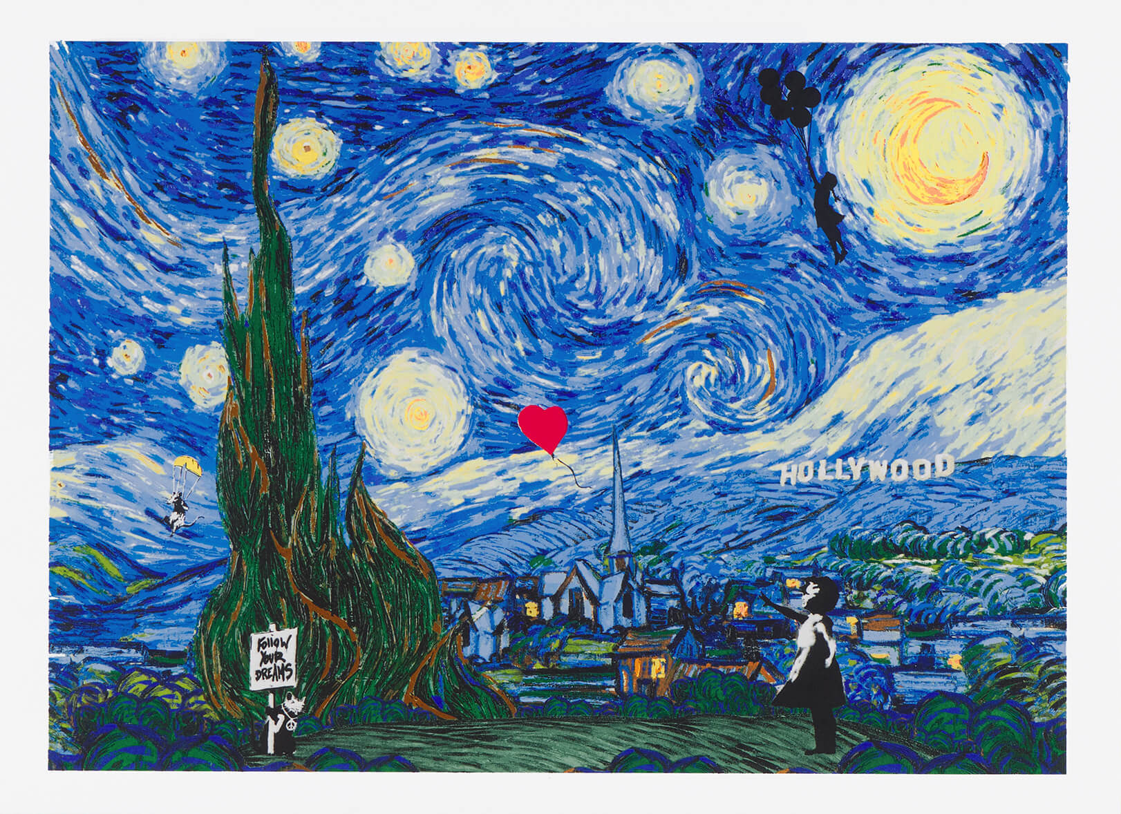 Starry Nights, Hollywood | Mr. Brainwash – Clarendon Fine Art