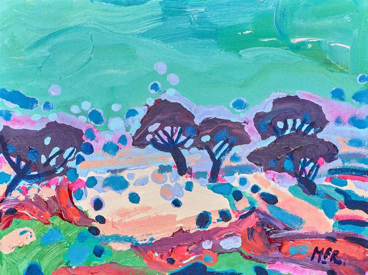 Five Trees Standing