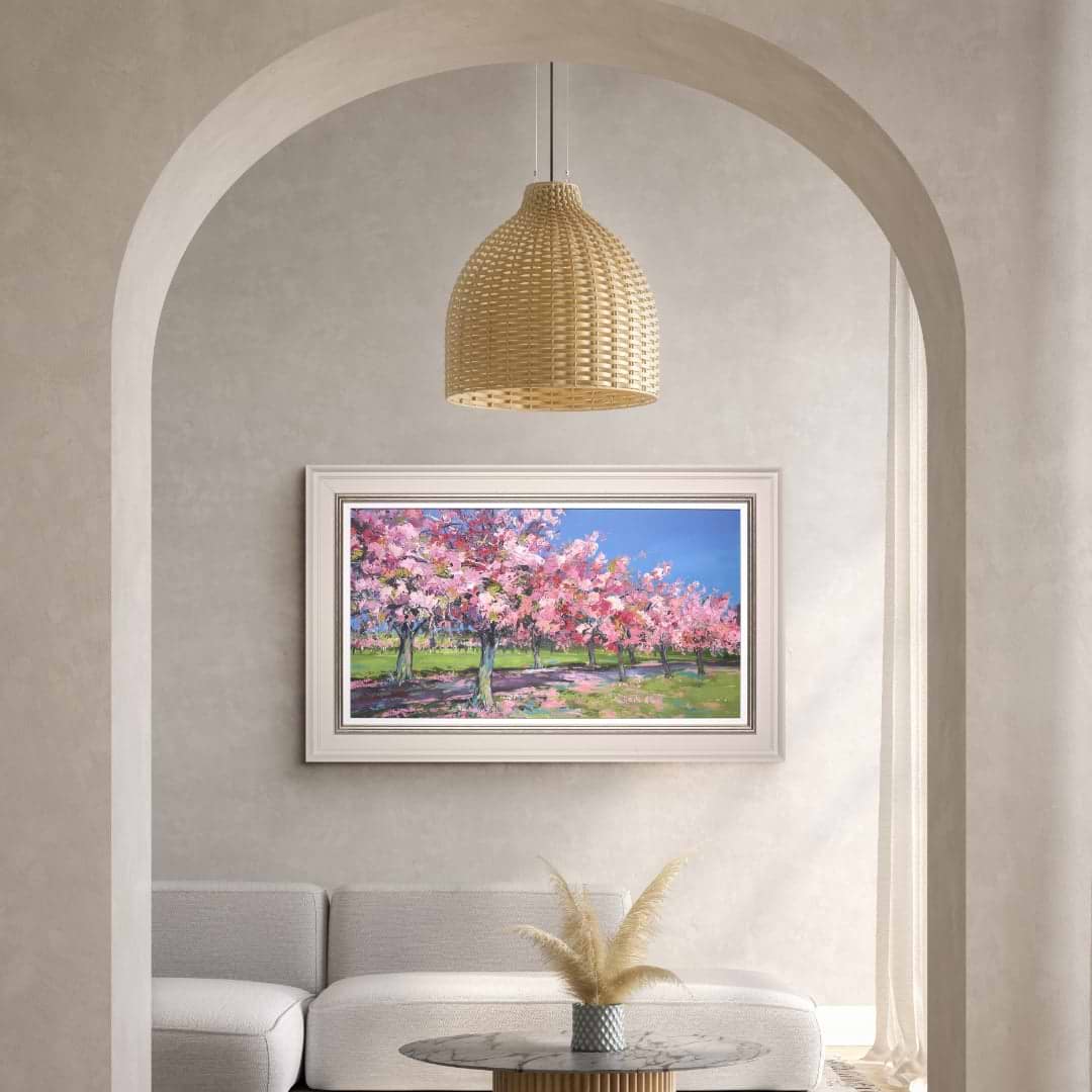 Sun On Cherry Trees | Judith Bridgland – Clarendon Fine Art