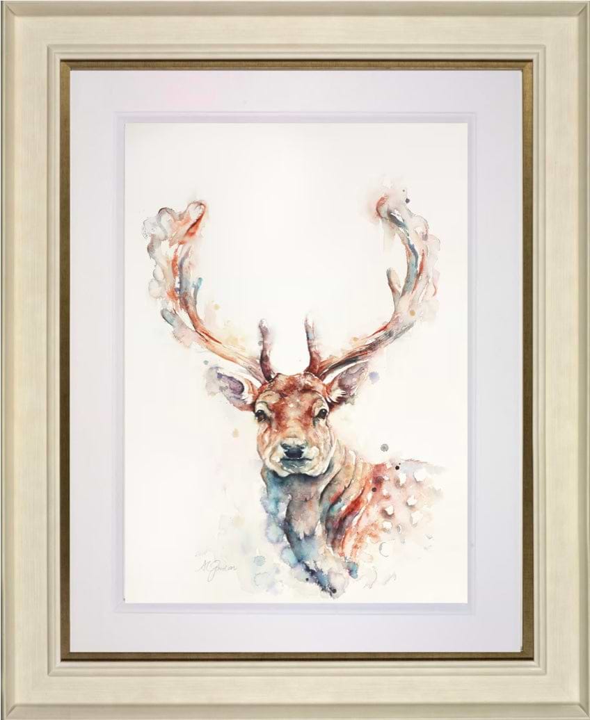 Portrait Of A Fallow Stag
