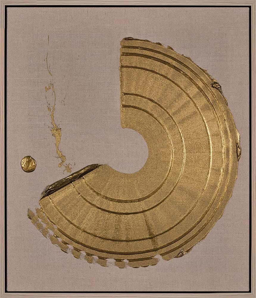 Mini Brushstroke Bronze II