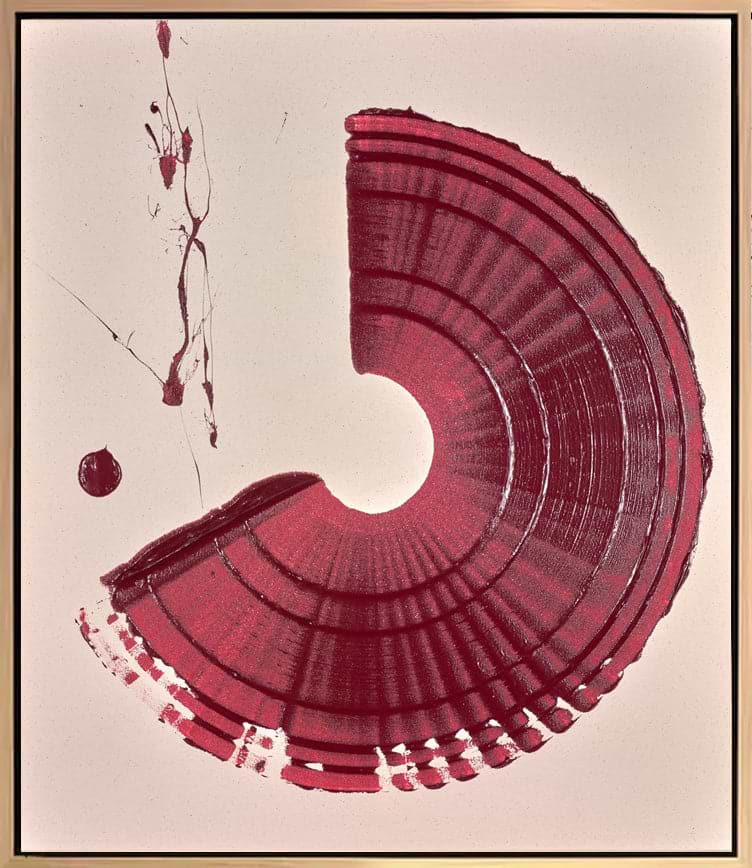 Mini Brushstroke Crimson