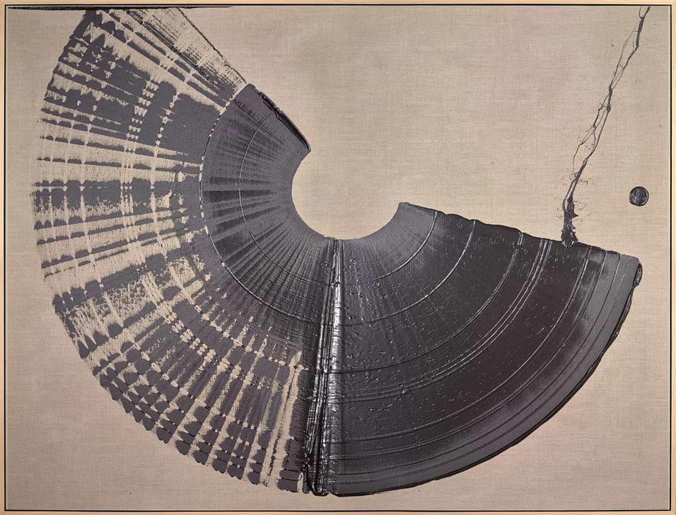 Large Brushstroke - Black