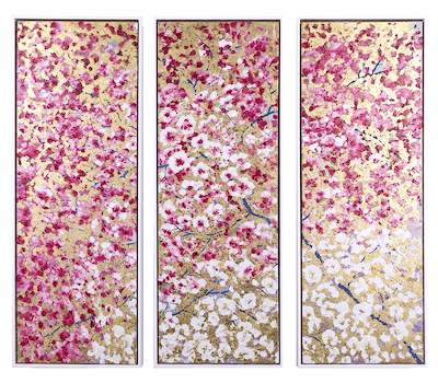 Spring Embrace (Triptych)
