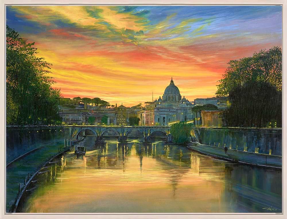 Sunset Over Rome