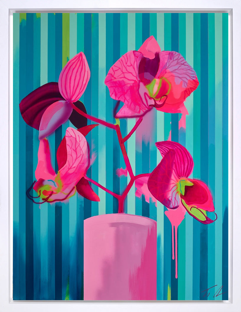Striped Orchids